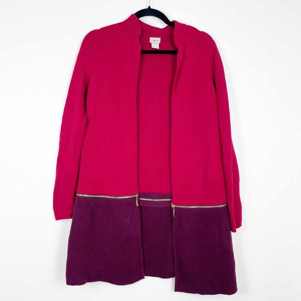 Chicos Women's Convertible Cardigan Sz 0 (S)